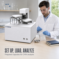 Machine d'encapsulation automatique d'échantillons YX-BY5400, entraînement pneumatique 0,5 MPa, AC 220 V, 30 kg, pour analyse élémentaire CHN, tests en laboratoire