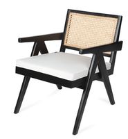 Chaise de salle à manger en bois massif écologique faite à la main, revêtement en coton, design moderne, garantie 1 an - Manish Art Handicrafts