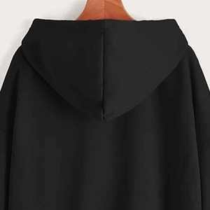 เสื้อมีฮู้ดผ้าฟลีซปักลายสำหรับทั้งชายและหญิงผ้ากันลมเป็นมิตรกับสิ่งแวดล้อมผ้าซิปมีฮู้ดสไตล์ฮิปฮอปสำหรับฤดูหนาวขายส่ง - Product Image 4