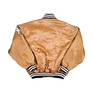 Chaqueta Varsity de Satén para Hombre, Estilo Bomber, Forro Acolchado, Botones a Presión, Ropa de Calle, Prenda Exterior de Invierno - Product Image 2