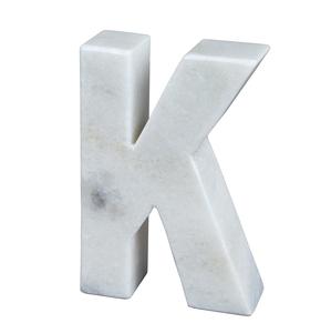 Moderne nouveau élégant marbre blanc A Alphabet presse-papiers décoratif bureau lettre Art initiale monogramme lourd solide bureau décor à la maison - Product Image 4