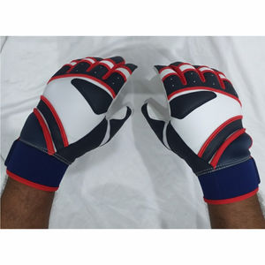 Guantes de Bateo de Béisbol de Cuero Personalizados, Duraderos, Ligeros y Transpirables, con Cierre de Velcro, Profesionales para Adultos, para Mano Derecha/Izquierda - Product Image 6