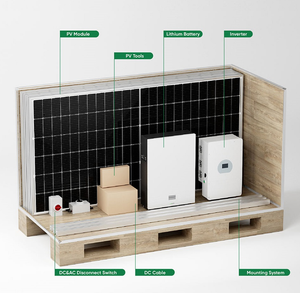 El Mejor Sistema de Energía Solar Híbrido Completo, Trifásico, 5KW, 8KW, 10KW, 48V, Sistema de Paneles Solares Híbridos Conectados a la Red y Fuera de la Red para el Hogar - Product Image 5