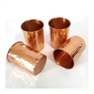 Gobelets d'échantillon d'artisanat de nouvelle conception buvant le fabricant et l'exportateur de cuivre avec la qualité d'exportation - Product Image 6