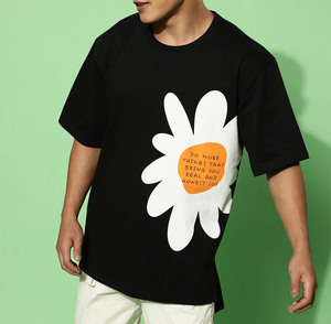 250 GSM camiseta de peso pesado diseño personalizado en blanco 100% algodón cuello redondo Camiseta hombres camisetas - Product Image 1