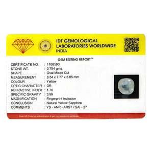 พลอยแซฟไฟร์สีขาวธรรมชาติ 3.97 กะรัต พลอยเจียระไนสำหรับทำเครื่องประดับ ขนาด 1.5 มม. - Product Image 4