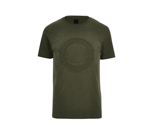 2025 diseño personalizado hombres camiseta 3D relieve impresión texturizada logotipo elevado tela de algodón suave estilo de moda camiseta - Product Image 1