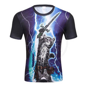 Nuevo diseño Casual Wear Hombres Sublimación Camisetas Ropa de verano Venta al por mayor Sublimación Camisetas - Product Image 1