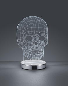 Lampada da tavolo modello Skull, temperatura regolabile, 7W 400Lm (Trio Lighting R52461106) - Product Image 3