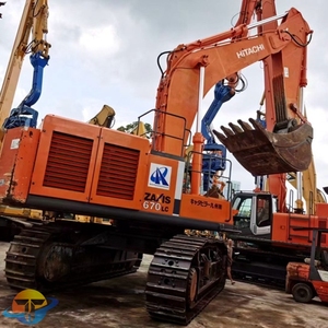 Mini-excavatrice Hitachi ZX670 d'occasion de haute qualité, équipement lourd d'occasion, vente chaude, poids opérationnel de 5 tonnes, moteur Isuzu - Product Image 6