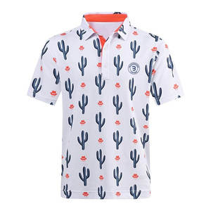 เสื้อโปโลกอล์ฟผู้ชาย ระบายอากาศได้ดี ควบคุมความชื้น เสื้อโปโลกอล์ฟประสิทธิภาพสูง เสื้อผ้าสำหรับกิจกรรมกลางแจ้ง - Product Image 2