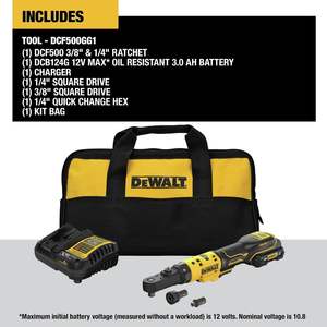 Kit de Llaves de Impacto Inalámbricas XTREME 12V MAX sin Escobillas, con Cabezales Sellados de 3/8 y 1/4 - Product Image 5