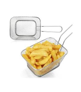 2025 top Selling Item <b>Stainless</b> <b>steel</b> frying basket, Metal frying basket, <b>Stainless</b> <b>steel</b> deep fryer basket, Frying mesh basket - Product Image 6
