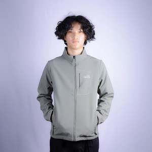 Chaqueta Softshell informal Navigate, ligera, a prueba de viento, resistente al agua, de poliéster, con cuello levantado, estampado para Fitness - Product Image 1