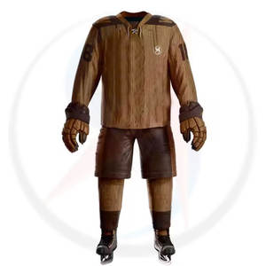 Uniforme de pratique de hockey sur glace durable Vêtements d'équipe personnalisés pour l'entraînement quotidien et le développement des compétences - Product Image 1