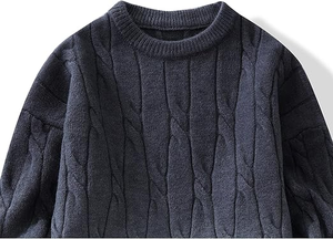 Sweat-shirt à capuche en coton lourd pour homme, logo brodé 3D, motif uni, pour l'automne, vente en gros - Product Image 3