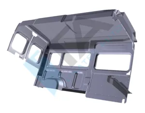 Комплект внутренней отделки из настоящего АБС-пластика для правой ручки PSA ducato boxer jumper L2H2 L3H2 L4H2, микроавтобусная панель микроавтобуса