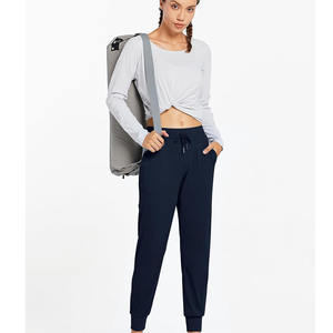 Gym Fitness Joggers Comfortable <b>Winter</b> Sweatpants Elastic Waist Drawstring <b>Trouser</b> For Women - Product Image 5