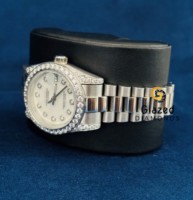 Montres pour hommes de qualité supérieure, design élégant, style hip-hop, serties de diamants en moissanite, boîtier en acier inoxydable, cadran en verre analogique.