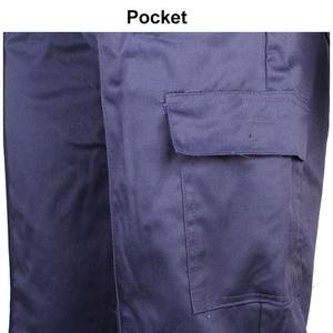 Custom Solid Color Long Sleeve One-piece <b>Silver</b> Strip Reflective Strip Cotton Work Clothes - Product Image 3