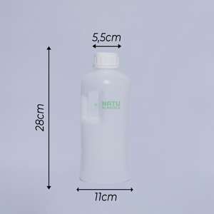 Empty 1.5L square Wide Mouth Thickened Liquid Packaging Chemical <b>Bottle</b> <b>Water</b> Container Can HDPE <b>Plastic</b> <b>Bottle</b> - Product Image 2