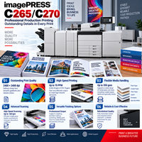 Imprimante multifonction couleur A3 reconditionnée C265 C270, presse numérique, copieur, scanner, fabriqué au Japon pour l'impression commerciale