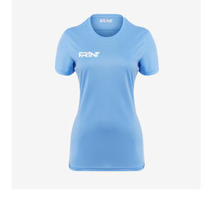 Camiseta de fútbol de manga corta para mujer, ropa de equipo deportivo transpirable de secado rápido, camiseta de fútbol de manga corta personalizada para mujer - Product Image 1