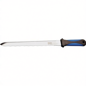 Cuchillo Multiusos BGS 2K con Mango Aislado de Goma, Hoja Serrada de Acero Inoxidable de 280 mm, Longitud Total de 420 mm, Grado Industrial - Product Image 3