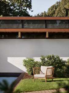 Sillón moderno de terciopelo para sala de estar, dormitorio, exterior, hoteles, comedor, eventos, banquetes, parques, muebles con marco de madera - Product Image 5