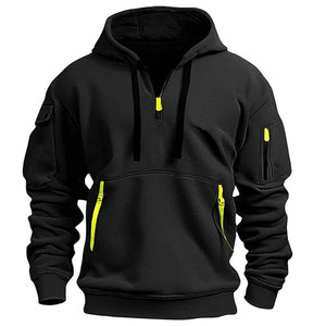 เสื้อกันหนาวมีฮู้ดสำหรับผู้ชายผ้าฝ้าย50% โพลีเอสเตอร์ผ้าขนแกะแข็งพิมพ์ลายได้ตามต้องการ - Product Image 3