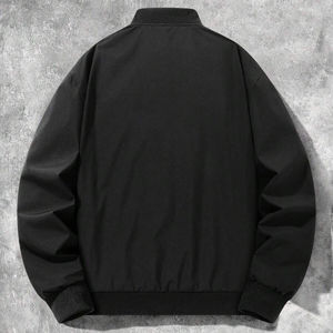 Veste bomber de baseball pour homme personnalisée Broderie en chenille Manches en cuir véritable Veste universitaire de style varsity - Product Image 5