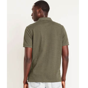 Polos de Manga Corta de Alto Rendimiento para Hombre, Lisos, de Color Sólido, de Poliéster - Product Image 5