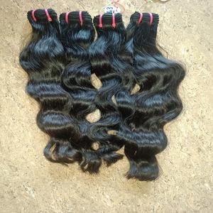 100% Extensiones de cabello humano virgen sin procesar de alta calidad del templo del sur de la India - Product Image 3
