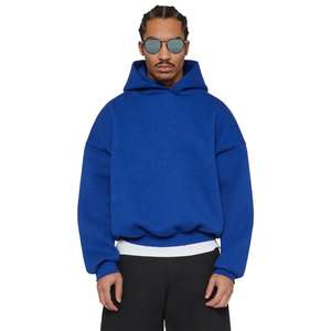 Streetwear pour hommes, vêtements décontractés de rue personnalisés de couleur unie, sweat-shirt à capuche à manches longues à la mode - Product Image 6