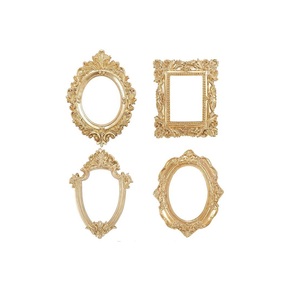 Marco DE FOTOS floral de aluminio Marco de fotos de imagen especial brillante para marco de imagen memorable decorativo de mesa - Product Image 1