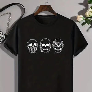 เสื้อยืดสำหรับผู้ชายแบบแห้งเร็วเสื้อยืดสีขาวสำหรับผู้ชายเสื้อผ้าแบบหลวม - Product Image 1