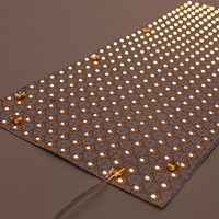 Plaque lumineuse LED ultra-fine et flexible Raymates, SMD2835 6500K, corps de lampe en cuivre découpable pour usage résidentiel