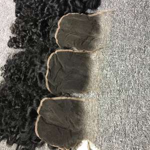 Vente en gros de cheveux humains bruts perruque birmane à fermeture en dentelle bouclée HD extensions de cheveux en dentelle meilleur prix d'usine qualité supérieure - Product Image 3