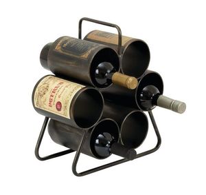 <b>Shelf</b> Counter Display Accessories Wine Rack Gold Plated Round Columns Elegant Metal Bottle Holder Stand <b>bar</b> Equipments - Product Image 3