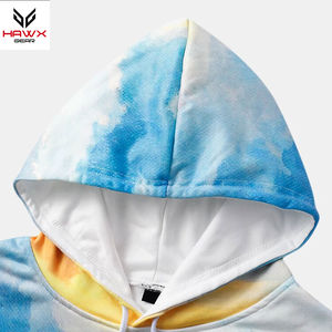 Pull à capuche léger à séchage rapide pour hommes impression de mode saison d'hiver tissu polaire doublé en gros ODM approvisionnement utilisation en extérieur - Product Image 3