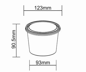 ภาชนะบรรจุอาหาร PP กันรั่วสำหรับสัตว์เลี้ยงบรรจุภัณฑ์รีไซเคิลเป็นมิตรกับสิ่งแวดล้อมพร้อมที่จับสำหรับพิซซ่าเค้กและชิป - Product Image 3
