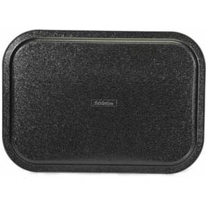 Bandeja de plato de madera Rectangular de 285x400mm con diseño de patrón sin costuras Líneas geométricas fondo rojo característica decorativa - Product Image 2