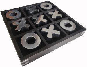 Tic Tac Toe โลหะที่ทันสมัยออกแบบมาสำหรับการตกแต่งบ้านที่ทันสมัยและการเล่นเกมที่มีสไตล์ - Product Image 2