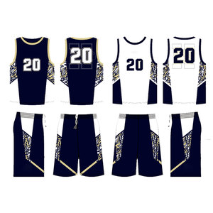 Maillots de basket-ball réversibles de haute qualité ensembles de shorts uniformes confortables à demi-manches respirant OEM ODM imprimé basket-ball - Product Image 2