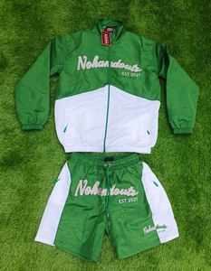 Ensemble coupe-vent deux pièces pour homme en nylon avec logo personnalisé pour l'été - Product Image 3