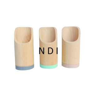 Custom Shape Sustainable Pen Pencil <b>Holder</b> Stand Multi Functional Usage Solid Wooden <b>Holder</b> Novelty Design Pen <b>Holder</b> - Product Image 5