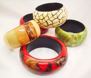 Estilo de resina y brazalete de madera y joyería Producto de Venta caliente de India Diseño de lujo y de moda - Product Image 6