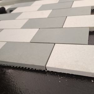 Bold Blend Tiles 98mm Rectabricks 2x4 Fullbody Porcelain Ceramic <b>Mosaic</b> for Hotels & Restaurants Dining area walls Reception - Product Image 2