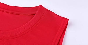 Couleur blanche et rouge bonne qualité produit haut de gamme nouvelle conception taux de gros jeunes portent uniforme de basket-ball - Product Image 6