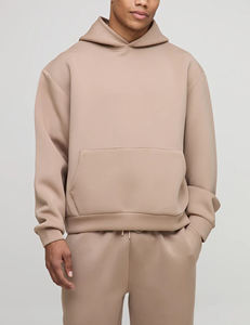 Vente en gros 100% polyester survêtement pour hommes 2 pièces surdimensionné épaule basse confortable personnalisé DTG imprimé logo homme survêtement - Product Image 3